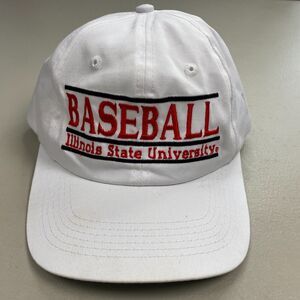 Illinois State Fighting Illini Baseball Cap Snapback Hat Russell Athletics White